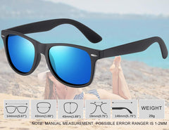 KANASTAL Polarized Sunglasses Men, Fashion Square Sun Glasses Women, Classic Shades for Womens, Driving Fishing Outdoor 100% UV400 Protection