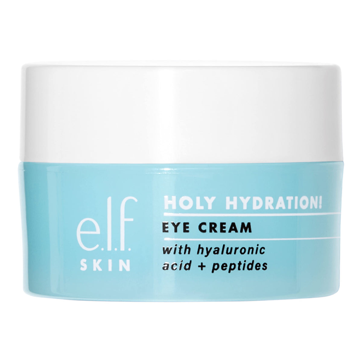 e.l.f. Holy Hydration! Eye Cream | Infused with Hyaluronic Acid & Peptides | Minimizes Dark Circles | 0.53 Oz (15g)