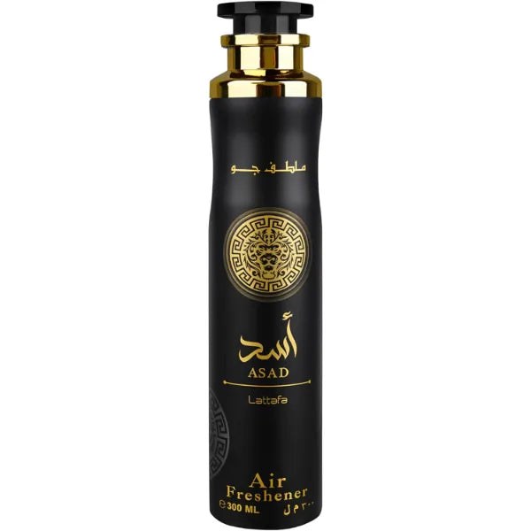 Lattafa Asad Spicy, Fruity, Woody, Amber – Air Freshener, 10.1 Ounce / 300 ml