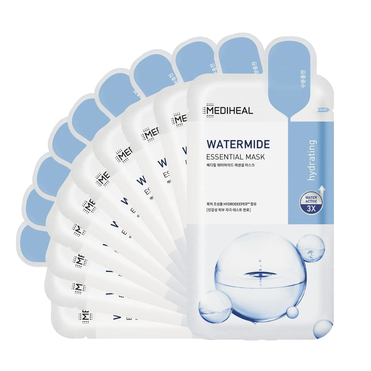 Mediheal Proatin Serum Solution Sheet Mask – Deep Hydration & Anti-Wrinkle Effect, 8PC x 25ml, Korean Skincare
