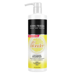 John Frieda Sheer Blonde Go Blonder Blonde Blonde Shampoo, Gradual Lightening Shampoo, with Citrus and Chamomile, Featuring Our Blonde Mind Technology, 16 oz
