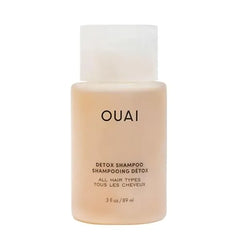 OUAI Detox Shampoo Travel Size Clarifying Shampoo for Build Up, Dirt, Oil, Product and Hard Water Apple Cider Vinegar & Keratin for Clean, Refreshed Hair Sulfate-Free Hair Care 3 oz