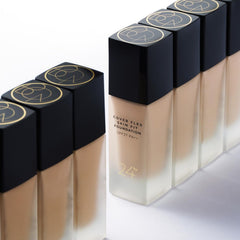 BOM Cover Flex Skin Fit Foundation (#21 Rosy Beige) Liquid Makeup Foundation SPF 37 PA+++ Semi Matte Coverage for Ivory Neutral