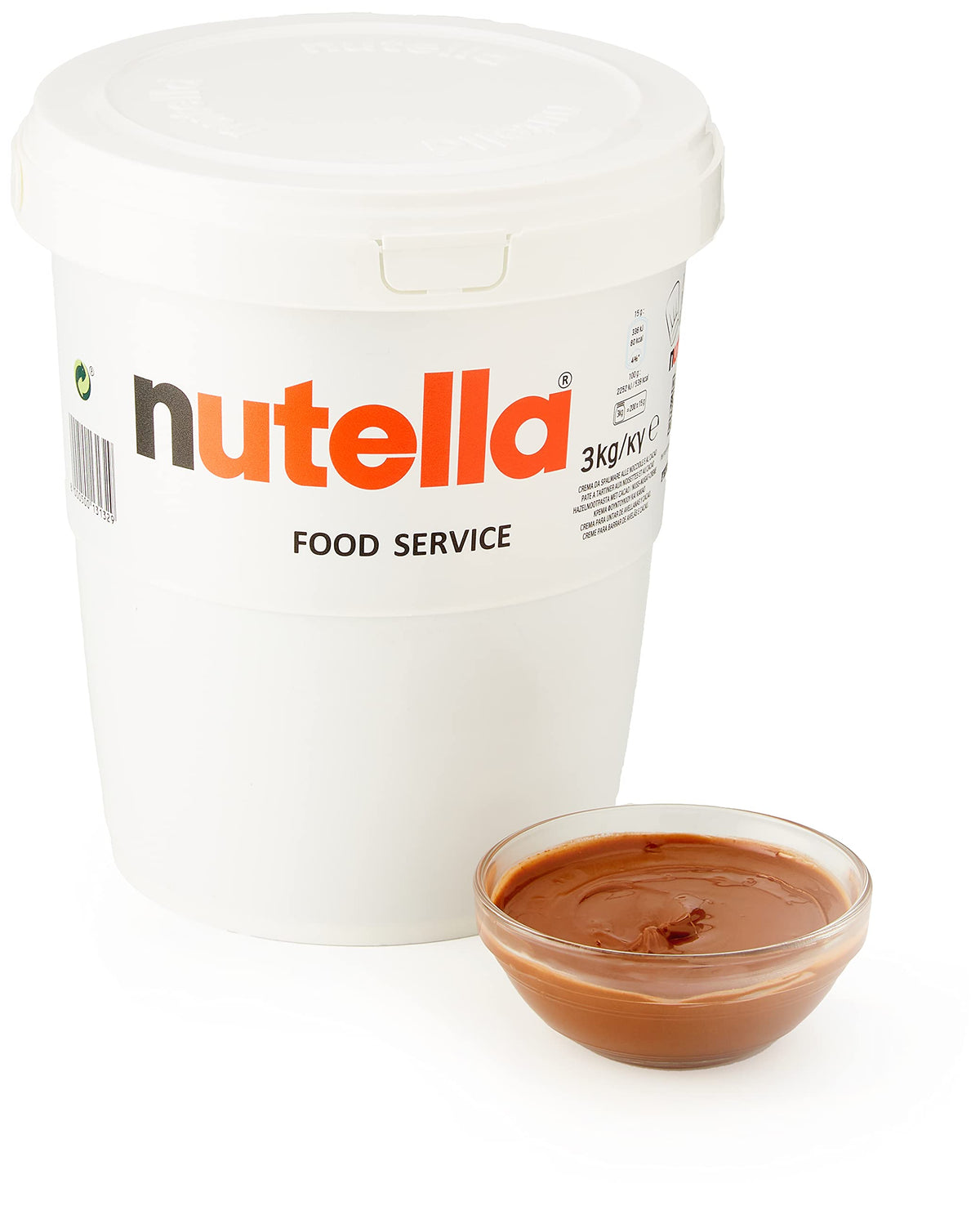 Nutella Ferrero Chocolate Hazelnut Spread Tub - 3kg