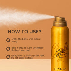 Revlon Charlie Perfumed Body Spray for Women (150ml each, Combo of 3)