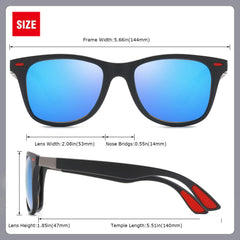 Polarized Sunglasses Mens Womens Cool Fishing Driving Hiking Ultralight Retro Wrap Around Travel sun glasses UV Protection