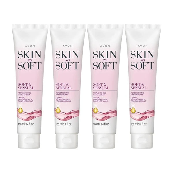 Avon Skin So Soft Soft and Sensual Hand Cream Lot of 4