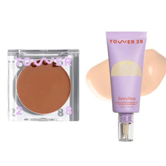 Tower 28 Beauty SunnyDays SPF 30 Tinted Mineral Sunscreen, Shade 151 FL OZ & Tower 28 Bronzer Getty 0.16 FL OZ / 4.5 ML