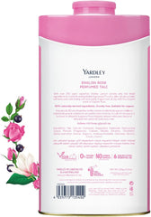 Yardley English Rose Perfumed Talcum Body Powder, All Day Fragrance, Soft And Feminine Freshness- 250 Gm