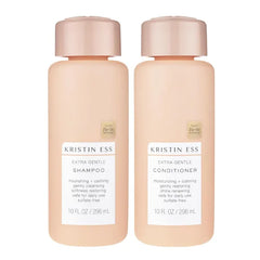 Kristin Ess Hair Extra Gentle Shampoo + Conditioner Bundle - Sensitive Skin + Scalp, Cleanses, Nourishing + Calming, Hydrating Conditioner, Vegan, Sulfate Free, Color Safe + Keratin Safe, 2 Piece Set