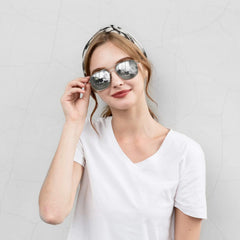 J+S Premium Military Style Classic Aviator Sunglasses, Polarized, 100% UV protection for Men Women