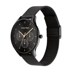 Calvin Klein TIMELESS MESH MF Women's Watch, Analog - Black