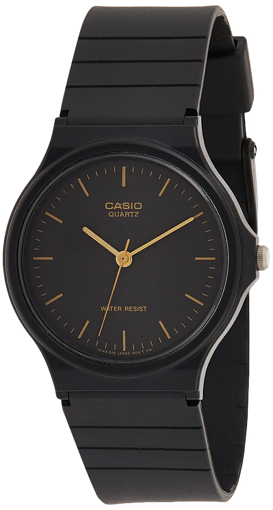 Casio Unisex-Adult Quartz Watch Black/Gold Black