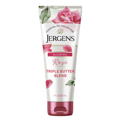Jergens Rose Body Butter, 7 fl oz. Lotion, with Camellia Essential Oils, for Gentle Moisture