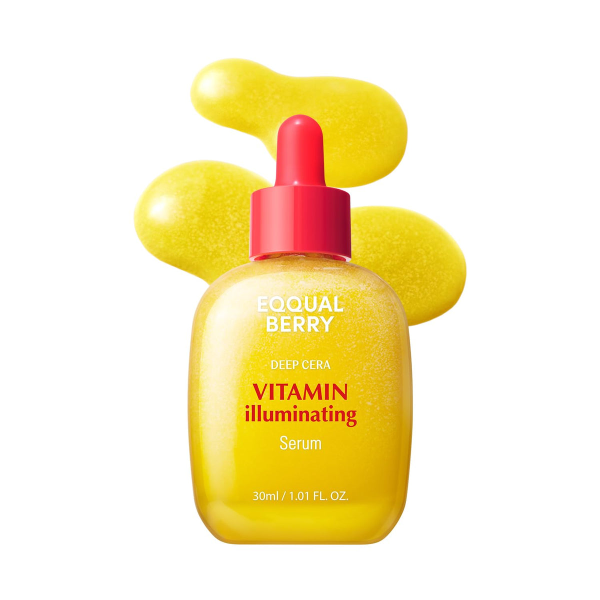 Equalberry Vitamin C Brightening Serum with Niacinamide | Strengthens Skin Barrier | Hydrates with Ceramides & Hyaluronic Acid, 1.01 oz / 30 ml