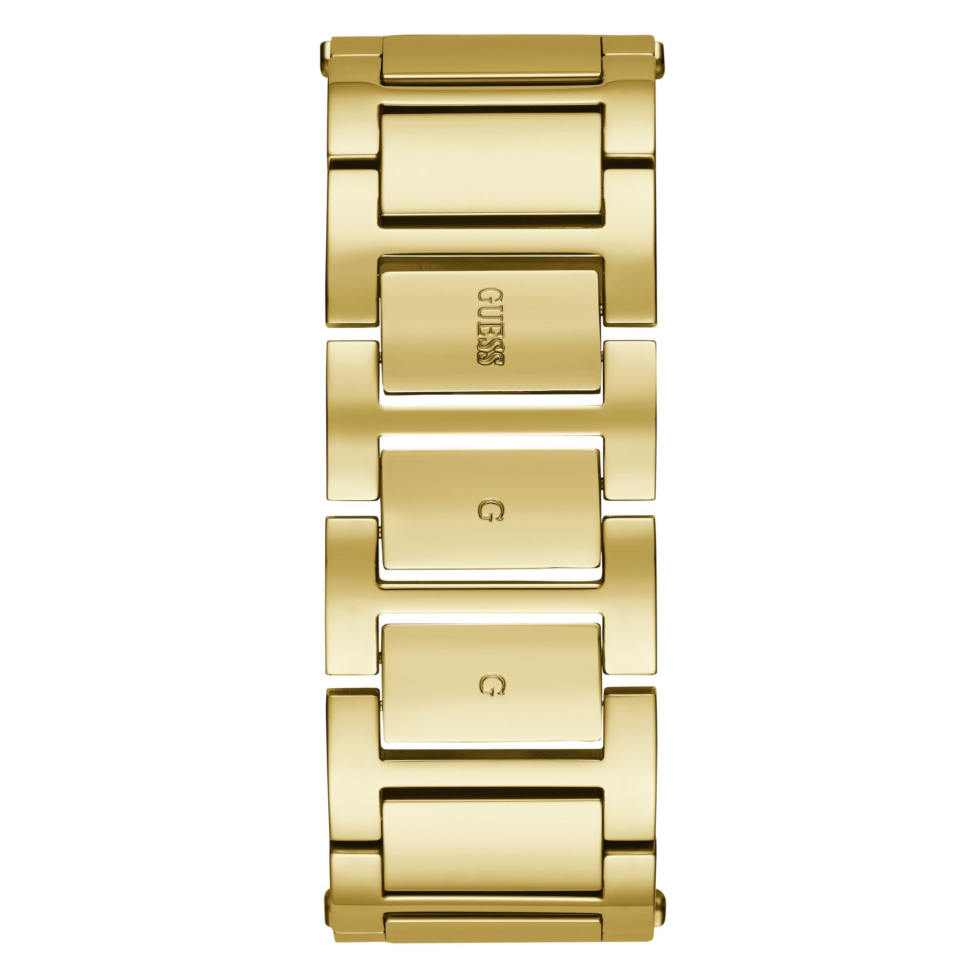 GUESS Women's 22mm Watch - Gold Tone Bracelet Champagne Dial Gold Tone Case