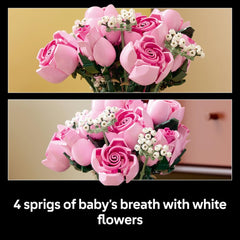 LEGO Botanicals Bouquet of Pink Roses 10374