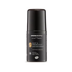 Green People For Men No. 9 Mint and Prebiotics Deodorant, Vegan, Organic & Cruelty Free, 75ml