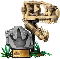 LEGO Jurassic World Dinosaur Fossils: T. rex Skull Toy for 9 Plus Year Old Boys, Girls & Kids, 3D Skeleton Model Kit with Opening Jaw and Display Stand, makes a Cool Dino Decoration, Gift Idea 76964