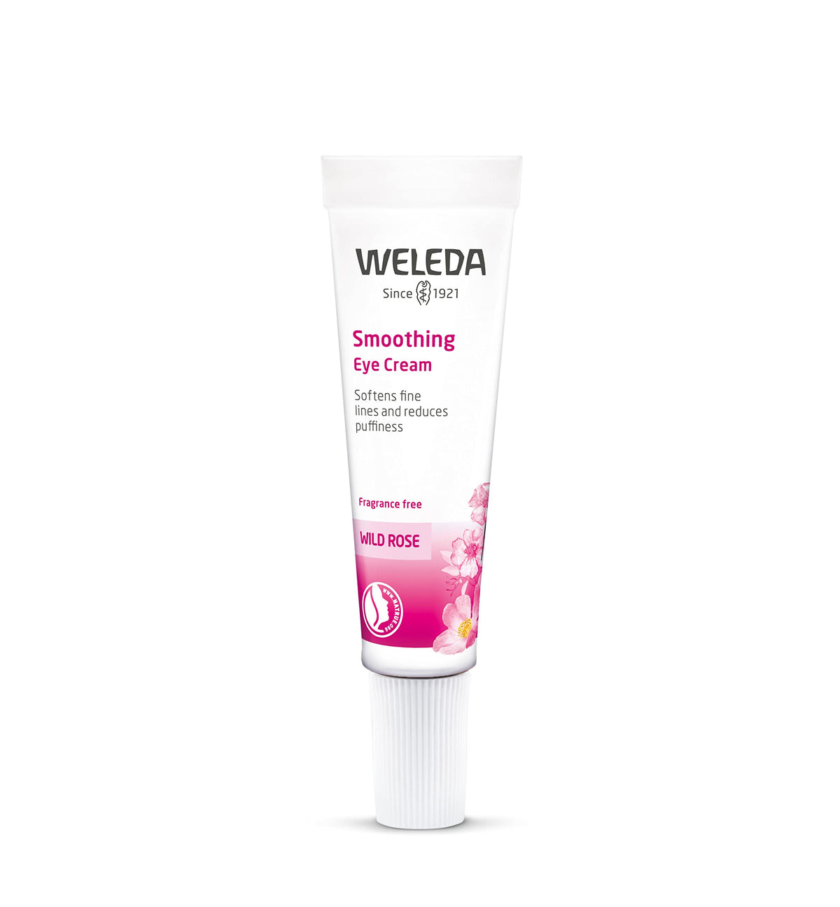 Weleda Organic Wild Rose Eye Smoothing Cream for Eye Care, Natural Cosmetics Against Wrinkles, Dark Circles and Aging Skin on Face for Men and Women (1 x 10ml)