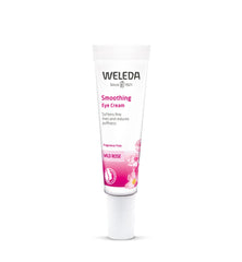 Weleda Organic Wild Rose Eye Smoothing Cream for Eye Care, Natural Cosmetics Against Wrinkles, Dark Circles and Aging Skin on Face for Men and Women (1 x 10ml)
