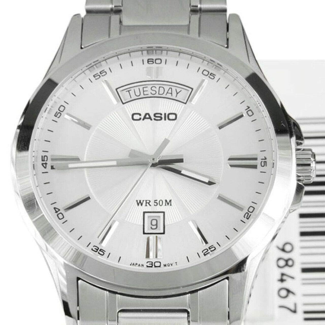 Casio Casual Analog Display Watch Silver