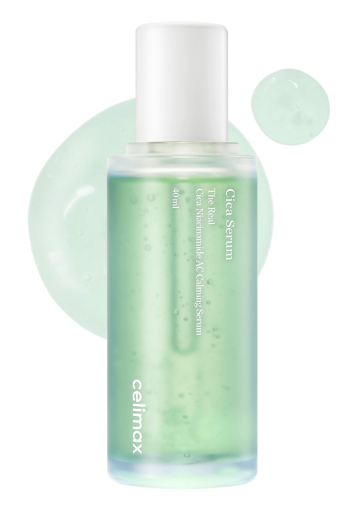 The Real Cica Niacinamide AC Soothing Serum | with Hyaluronic Acid, Redness Reducing, Hydrating, and Calming Serum, Light Formula for Sensitive Skin, 40ml
