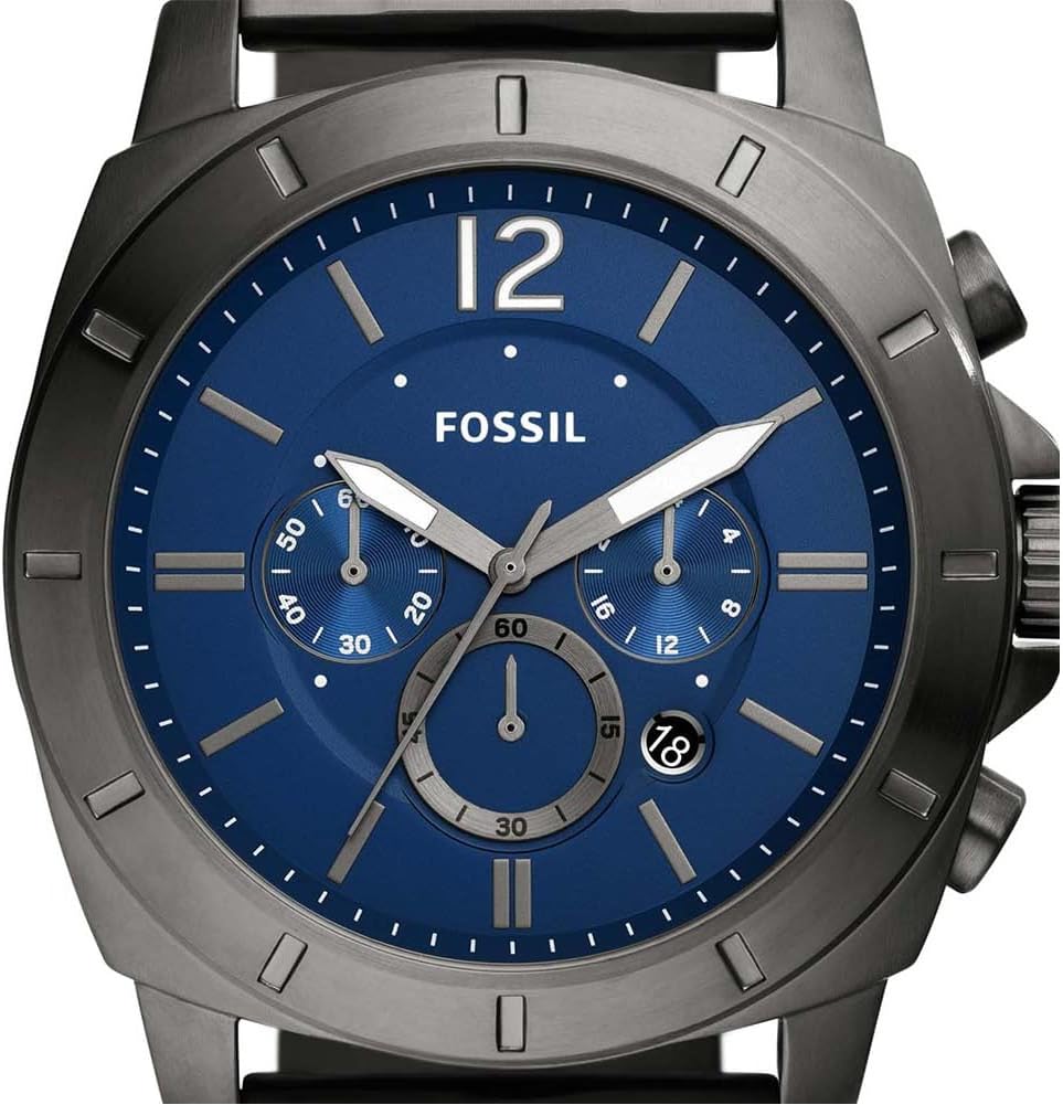 Fossil Privateer Chronograph Smoke Stainless Steel Watch - BQ2758