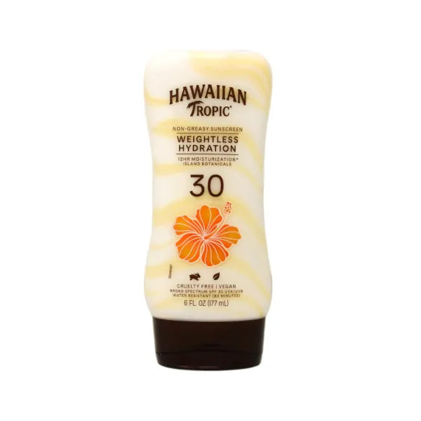 Hawaiian Tropic Sunscreen Silk Hydration Moisturizing Broad Spectrum Sun Care Sunscreen Lotion - SPF 30 - 6 Fl Oz (Pack of 1)