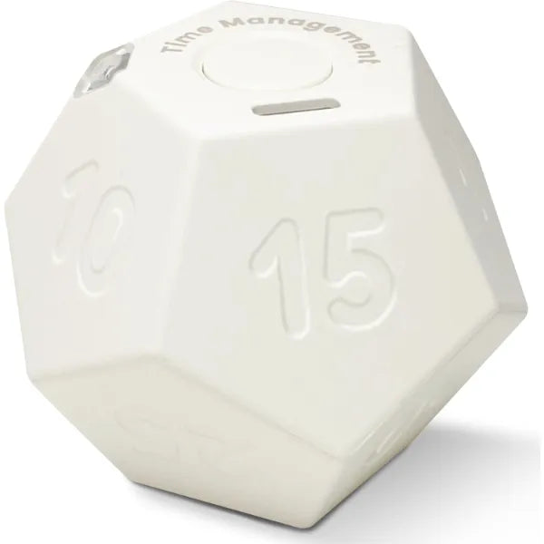 CREAVIVA Cube Pomodoro Timer – Flip Countdown Rechargeable Mini Productivity Timer with Silent/Vibration Mode for Study, Office & ADHD