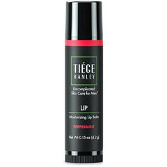 Tiege Hanley Hydrating Lip Balm for Men, Peppermint, Daily Lip Moisturizer With Natural Oils Including Castor, Jojoba, Almond, Hemp Seed, and Coconut Oil, Men's Skin Care, 0.15 Oz Stick