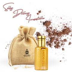 TSZ Scent ChocoCream Perfume Oil 12ml - Sweet Chocolate & Musk Fragrance for Women and Men, Luxurious Long-Lasting Body Oil, Perfect for Gifting