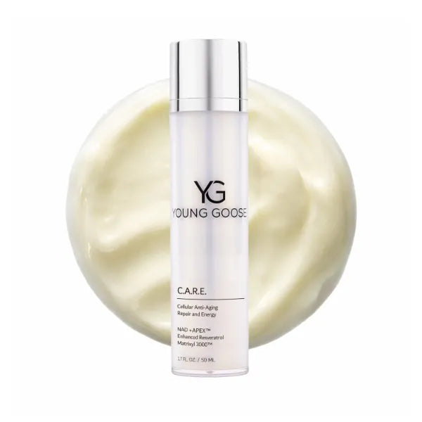 Young Goose C.A.R.E. NAD+ Nobel, Boosting Moisturizer, Improves Skin Texture, Reduces Appearance of Deep Lines, Evens Skin Tone - 50ml