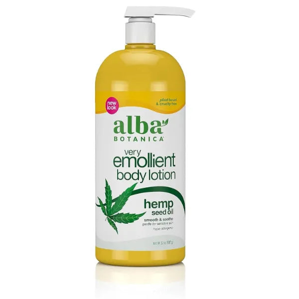 Alba Botanica Hempquility Hand & Body Lotion, Cannabis Sativa Seed Oil, 32 Oz