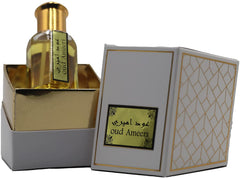 Oud Amiri Attar, Non Alcoholic Arabic Fragrance for Men and Women, 12 ML, Unisex Fragrance for Men and Women, Long Lasting Oil Based Perfume Containing White Oud, Rose, and Spicy Notes