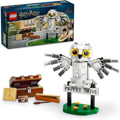 LEGO Harry Potter Hedwig at 4 Privet Drive, Buildable Toy for 7 Plus Year Old Kids, Girls & Boys, with an Owl Figure, Independent Play Set, Small Wizarding World Gift Idea 76425