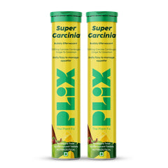 PLIX - THE PLANT FIX Garcinia Cambogia 15 Effervescent Tablets For Weight Loss- Pack of 2, Ayurvedic Herbs,Ginger,Cinnamon Extract, Improves Energy, For Men & Women