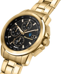 Maserati Men's Successo R8873645002 Gold Stainless-Steel Quartz Dress Watch - Black/Gold