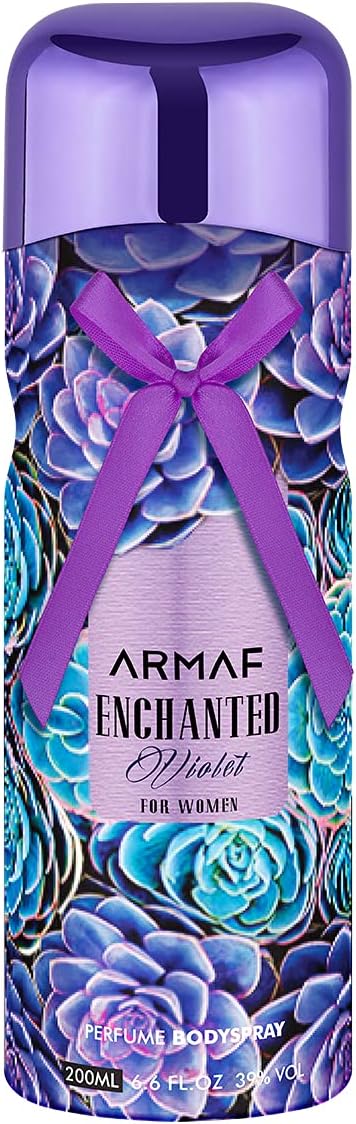 Armaf Enchanted Violet body spray for women 200ml - freshness all day - fragrance - perfume for women - bodyspray, body mist, body splash