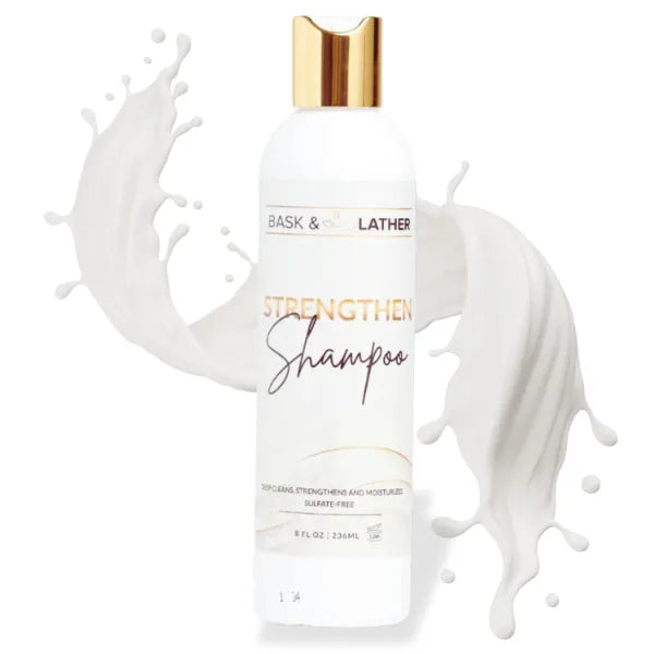 BASK & LATHER Strengthen Regrowing Hair (8 Fl Oz)