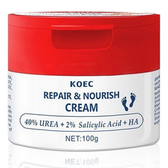 40% Urea Cream for Dry Foot, Cracked & Scaly Skin Moisturizing Hand Cream with 2% Salicylic Acid & Hyaluronic Acid, for Callus Treatment on Hands, Heels, Elbows, Nails & Knees