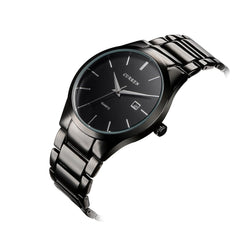 Curren Casual Watch For Unisex Analog Stainless Steel - J0280B