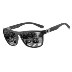 PUKCLAR Sunglasses for Men Polarized Lightweight TR90 Frame UV400 Spring Hinges Sunglasses