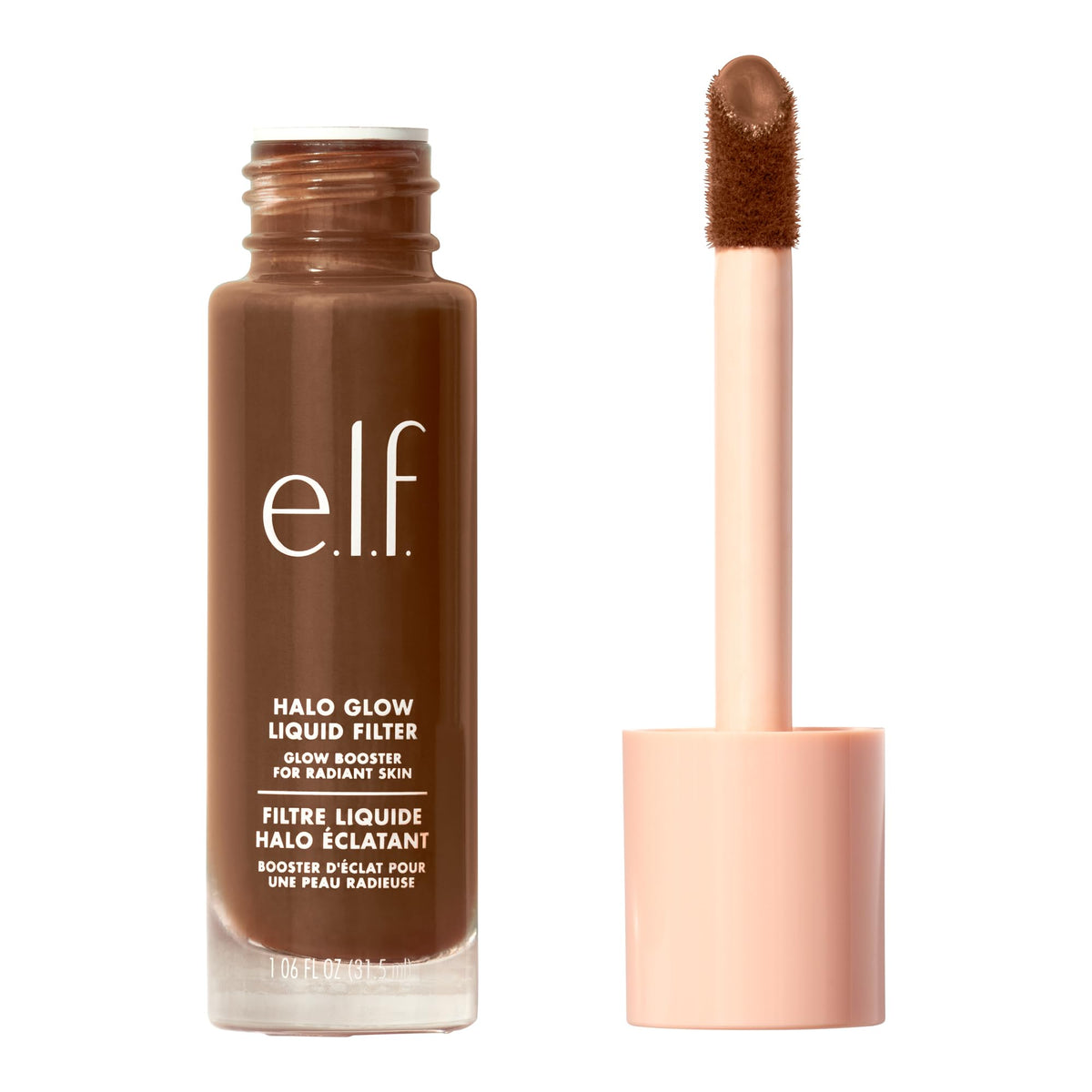 e.l.f. Halo Glow Liquid Filter, Complexion Booster For A Glowing, Soft Focus Look, Infused With Hyaluronic Acid, Vegan & Cruelty-Free, 8.5 Rich