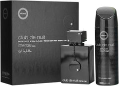 ARMAF Club De Nuit Intense - Gift Set for Men | EDT + Perfume Body Spray (105ml, 200ml)
