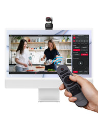 OBSBOT Tiny 2 Remote Control, Smart Remote for Tiny 2/Tiny 4K/1080P Webcam, Wireless Connection via USB Receiver, Combination of Remote Control and Presentation Clicker