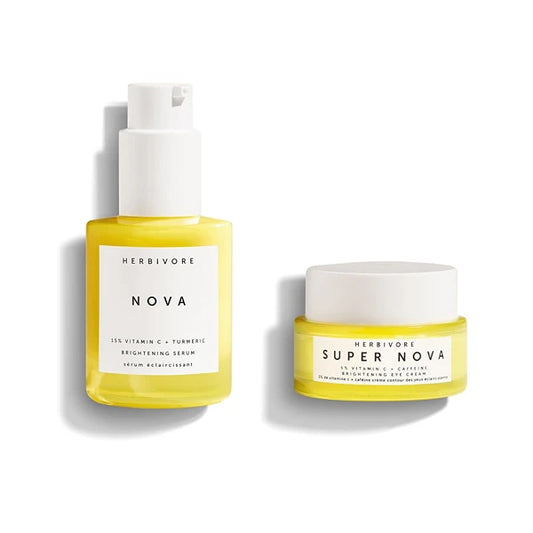 HERBIVORE Brighten + Awaken Set | Nova Serum + Super Nova Eye Cream