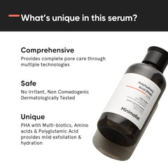 Minimalist PHA 3% Alcohol Free Toner, 150 ml | Pore Tightening & Mild Exfoliation For Oily, Acne Prone, Sensitive & Normal Skin | Hydrating Face Toner For Glowing Skin