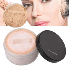 Face Loose Powder, Oil Control Long-lasting Waterproof Whitening Makeup Setting Powder, Face Makeup Setting Powder Longlasting Smooth for Shine Silky Look(02)