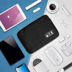 eWINNER Electronics Accessories Organizer Bag,Portable Tech Gear Phone Accessories Storage Carrying Travel Case Bag, Headphone Earphone Cable Organizer Bag